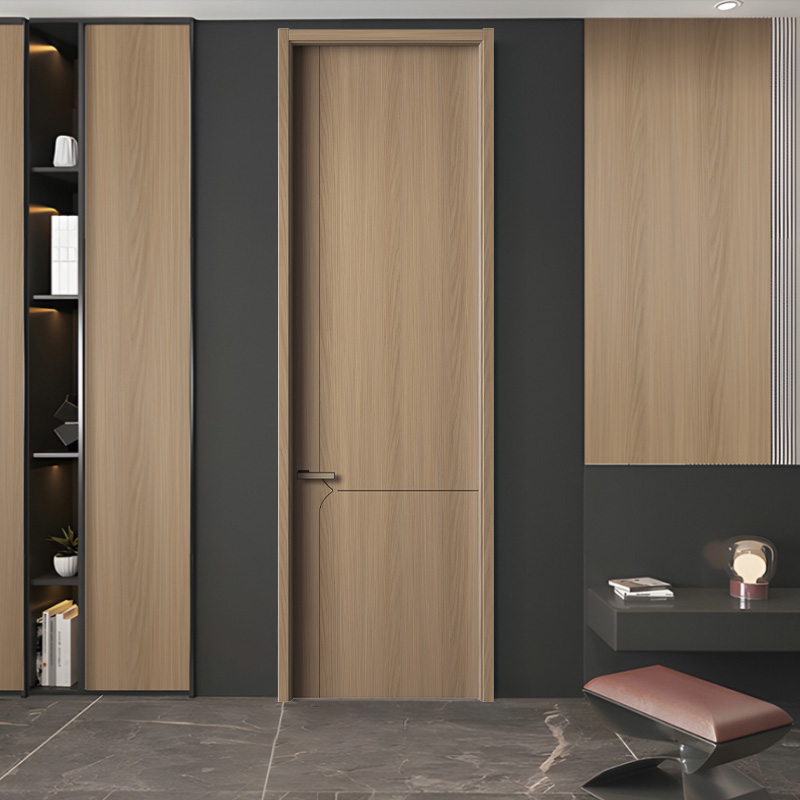Jsou lehké luxusní jednoduché melaminové interiérové ​​dveře tím nejlepším řešením pro minimalistické domy?